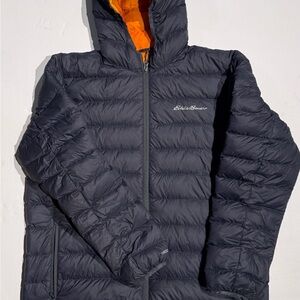 Eddie Bauer Men's Navy 650 Down Puffer Jacket